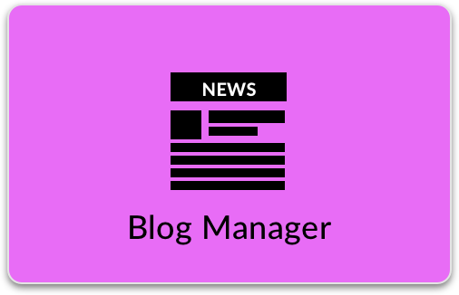 Blog Manager