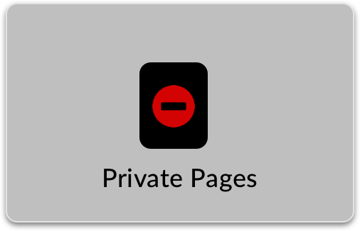 Private Pages